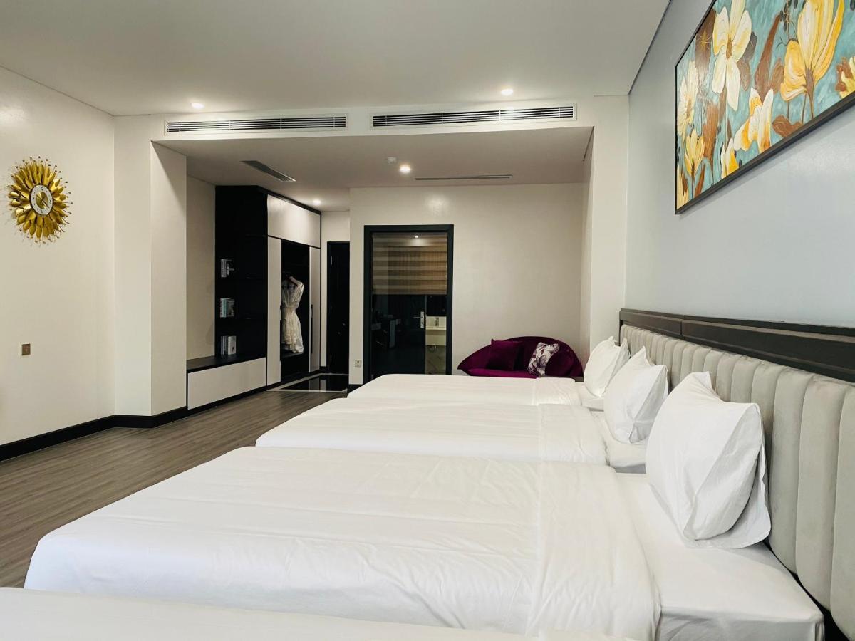 Diamond Hotel Van Don Cam Pha Exterior foto